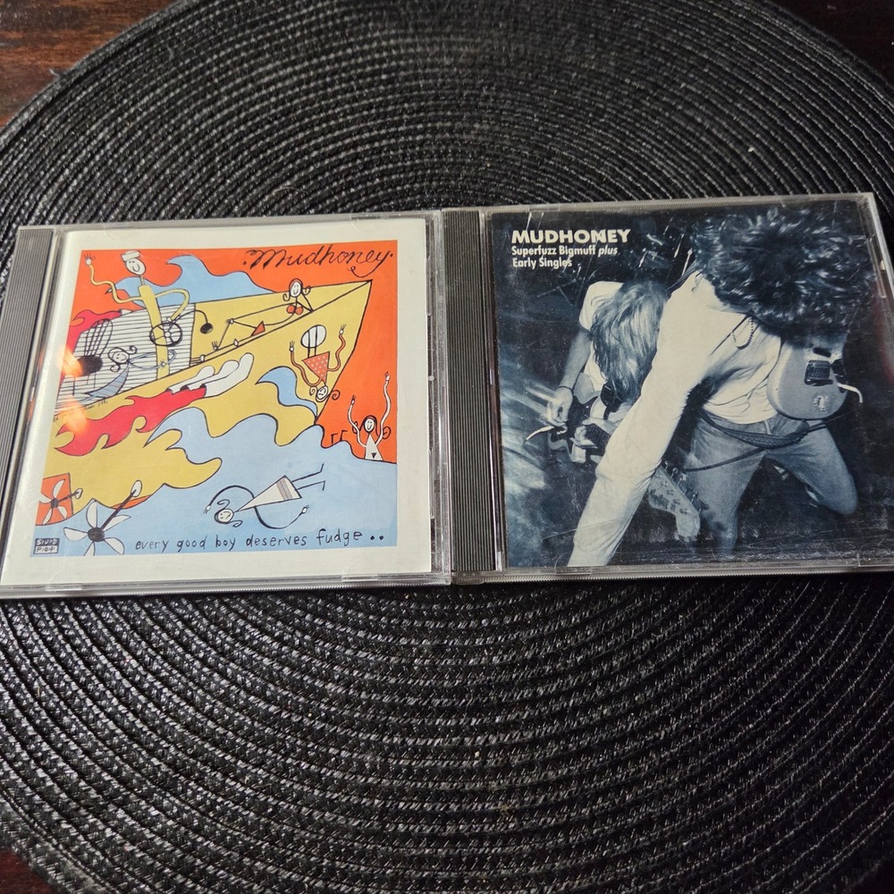 Mudhoney CD Lot Every Good Boy Deserves Fudge+Superfuzz Bigmuff Sub Pop Grunge